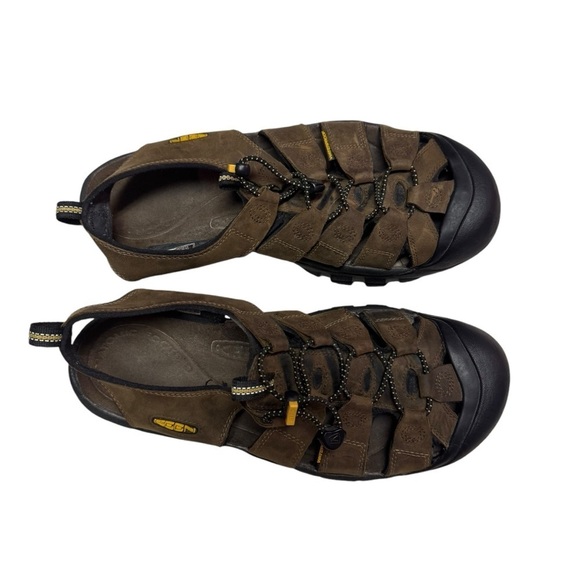 KEEN Men's Newport H2 Closed Toe Water Sandals Olive Drab/Canteen 12 - Picture 3 of 7